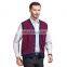 Men's 100% Cashmere Cardigan Plain Knitted V Neck Sleeveless Vest Sweater