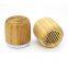 2023 New arrival Mini Speaker for Promotion Portable LED Wireless Bluetooth Speaker Wooden Bluetooth Speaker Wireless