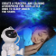 Space shuttle Astronaut Projector Portable Mini Galaxy Nebula Projector Light Remote Control Bedside Lamp For Kids Room