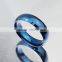 Blue color titanium stainless steel ring