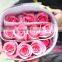 Durable honey peach coral peach rose flowers