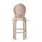 RCH-4010 Antique Louise Ghost Chair Wooden Bar Stool High Chair