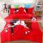 100% Microfiber Polyester cotton embroidered Wedding bedding set