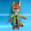 Zootopia animal fox Nick Wilde rabbit Judy Hopps plush stuffed toy