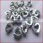 Special Price 10mm Half Rhinestone Heart Slide Charms for Pet Collar