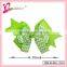 Cute japanese hair accessories ribbon bow metal clip bow tie for ladies