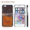 2016 Wholesale Cell Phone Case For iPhone 6s, Card Leather Cell Phone Case For Sale