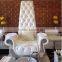 Wholesale nail salo equipment white upscale electric massage spa pedicure chair for sale