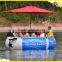 Lake boat with electic motor