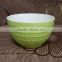 Wholesale Liling beautiful glazed and embossed ceramic salad bowls