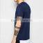long back bottom short sleeve men t-shirt OEM service