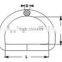 HARDWARE RIGGING MENTAL STAINLESS STEEL 304 10mm D RING