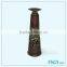 Orthodox black wire lamp blown glass candle holders