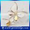YiWu factory direct sale new brooch design acsessories butterfly style double brooch chain B0070