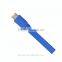 High quality blue flat HDMI Cable with 5m/17ft , high data transfer speed and quality HDMI m/m cable for HDTV/MONITOR/PROJECTOR