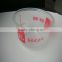 500ml Clear Plastic Bowl With Lid , beer pong cup