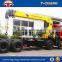 best price 18ton small hydraulic manual control swivel telescopic boom crane for truck tyre mounted crane with winch