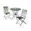coffer tables and chairs for events-3pc mosac bistro set with cushion