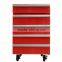 JGA Retro Style 1 Drawer 50L Mini Toolbox Refrigerator , Safe Fridge With 4 Wheels Beverage Refrigerator Chiller