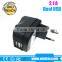 hot selling micro dual usb wall charger for iphone