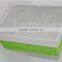 colorful recycling cotton basket with cotton lining for sale