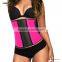 New pink reducing trimming waist trainer training corsets