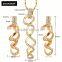 New Inventions In Japan 2016 Screw 18K Gold Plated Saudi Arabia Jewelry Sets