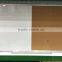 Half whiteboard and half cork board with aluminum frame pin notice memo board