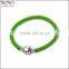 Fashion jewerly cheap stain less steel 2014 newest handmade fashion leather bracelet