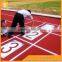 Slip resistant rubber flooring rubber running track for school,running track mat