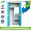 New Style Design 2 Door Fashion Steel bedroom colorful wardrobe
