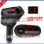 car mp3 player fm transmitter usb, with Multi-Functional Interfaces Car FM Transmitter