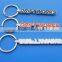 New design custom 3d metal letters keyring