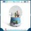 Diameter 6.5cm 8cm 10cm 12cm Glass Snow Globe,Resin Winter Snowman Glass Snow Ball,Polyresin Snowman Glass Snow Globe