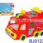 Battery operated baby toy BO musical light up yellow duck toy