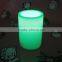 plastic led pillar plain candles with timer