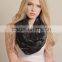 Factory Direct Sale 100% Polyester Infinity Scarf With Animal Print