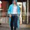 Adult Foldable Waterproof Hooded Long Rain Jacket Raincoat durable oilproof rainsuit