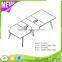 Simple Design Rectangle High Top Meeting Table With 10 Seats ZS-H3612