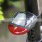 Waterproof Solar Power Bike Bicycle Rear Tail Red 2 LED 4 Mode Light Lamp