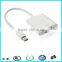 High definition vga mini displayport converter vga to mini dp cables