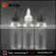 clear plastic pet 30ml 60ml 120ml twist top bottles for e vape liquid