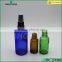 50ml high quality blue essential oil glass bottle with sprayer wholesale