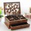 Free Design Lacquered Luxury foldable Wooden Jewelry Box