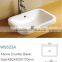 Fashion New Ceramic Rectangular Counter Top Wash Basin