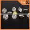 Shiny round crystal rhinestones for clothes decoration