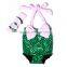 children lovely swimming clothing summer beach rompers mermaid boutique for baby girls