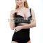Womens boned Corset 3 Hooks Rubber, Sports Waist Training Cincher New