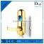 Elegant design handle fingerprint door lock with single latch