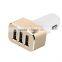 High speed fast car charger led three 3 usb phone qc 2.0 charger promotional for HTC phone